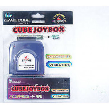 Cube JoyBox PlayStation Controller Adapter for GameCube New - Cube JoyBox PlayStation Controller Adapter for GameCube. For General Gaming New